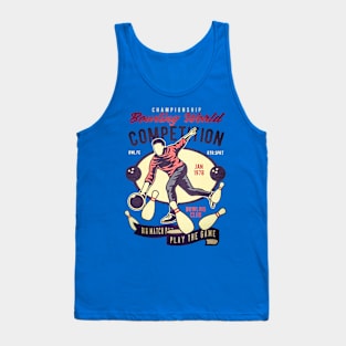 Bowling World Competition big match Tank Top